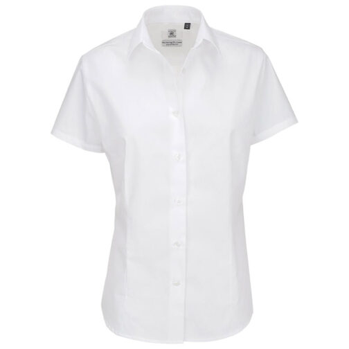 Košulja ženska kratki rukavi B&C Heritage 120g bijela XL!!