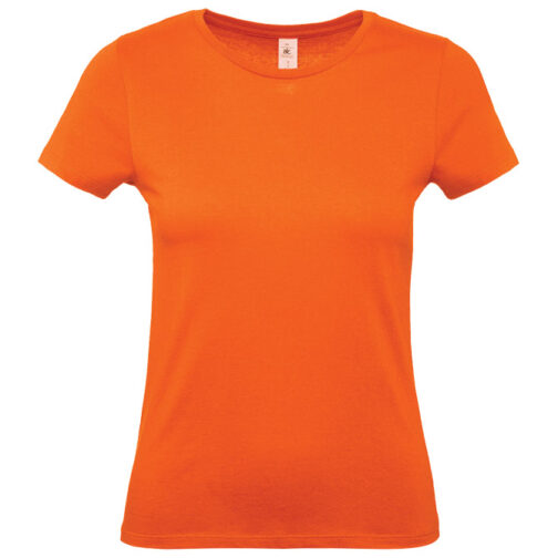 Majica kratki rukavi B&C #E150/women narančasta L