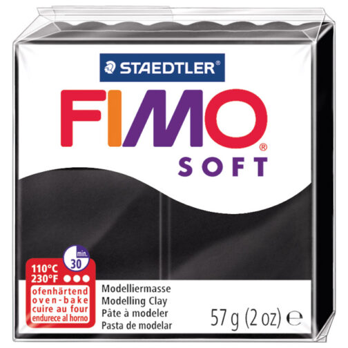 Masa za modeliranje   57g Fimo Soft Staedtler 8020-9 crna
