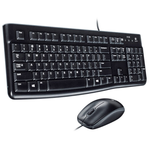 Tipkovnica + Miš MK120 Desktop Logitech (HR znakovi) crna