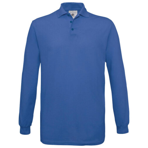 Majica dugi rukavi B&C Safran Polo LSL 180g zagrebačko plava XL!!