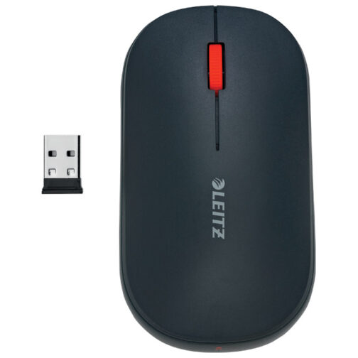 Miš usb 3tipke optički bežični Cosy Leitz 65310089 tamnosivi