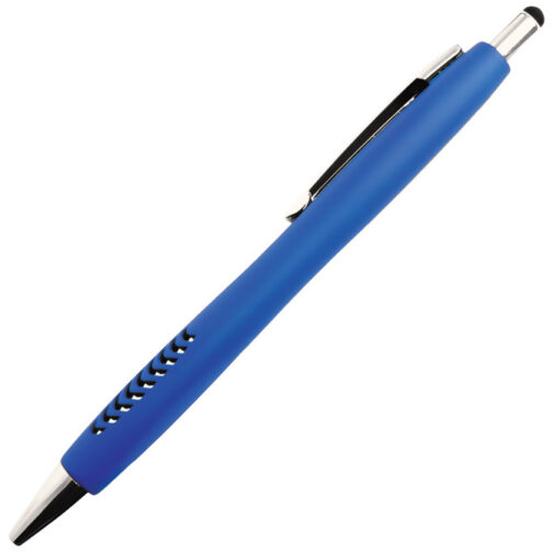 Olovka kemijska metalna gumirana grip+touch pen YCD1006TR Melbourne tamnoplava