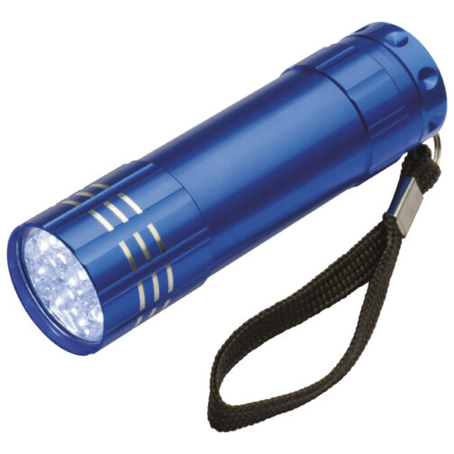 Svjetiljka ručna  9 LED metalna Montagris plava