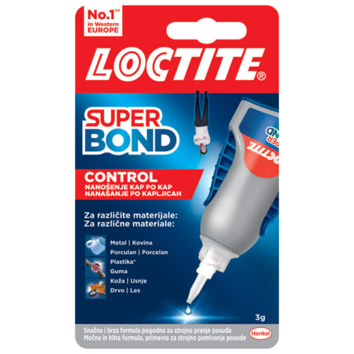 Ljepilo trenutačno  3g Loctite Super Bond Control Henkel 2733277(2954966) blister