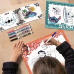 DISNEY STITCH, kreativni set, Škola crtanja s mirisnim markerima - Slika 4
