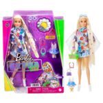 BARBIE Extra, lutka, Flower Power - Slika 6