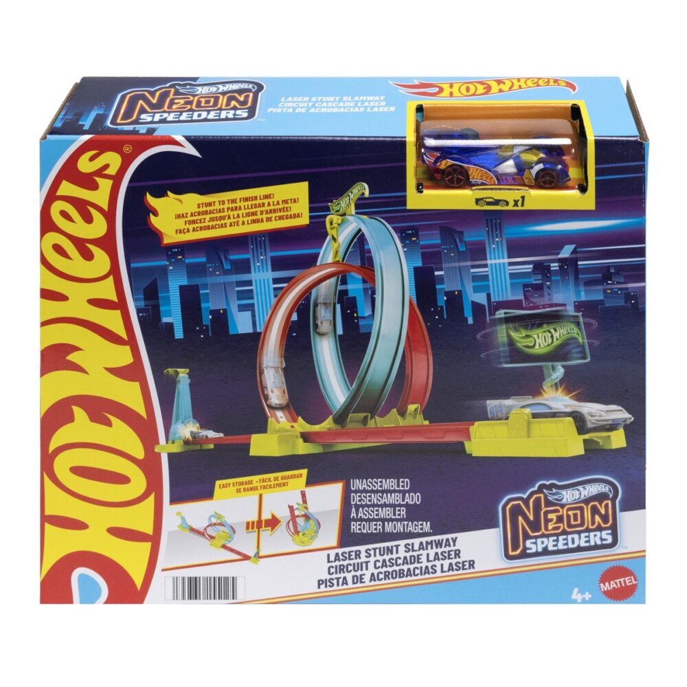 HOT WHEELS neonska dvostruka petlja, set za igru