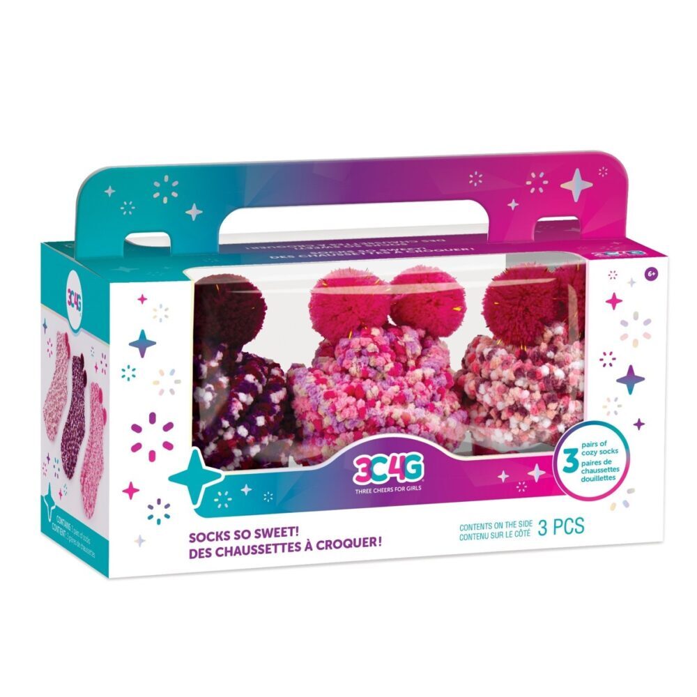 3C4G, čarapice u kolačiću, 3 pack