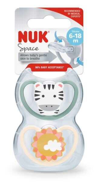 NUK duda varalica - silikon Space s2 (6-18m), 2 kom/box 10736366