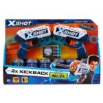 X-SHOT, puška, sa spužvastim mecima - Kickback , 2 kom