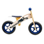 STAR RIDE Balans drveni, bicikl, plavi - Slika 3