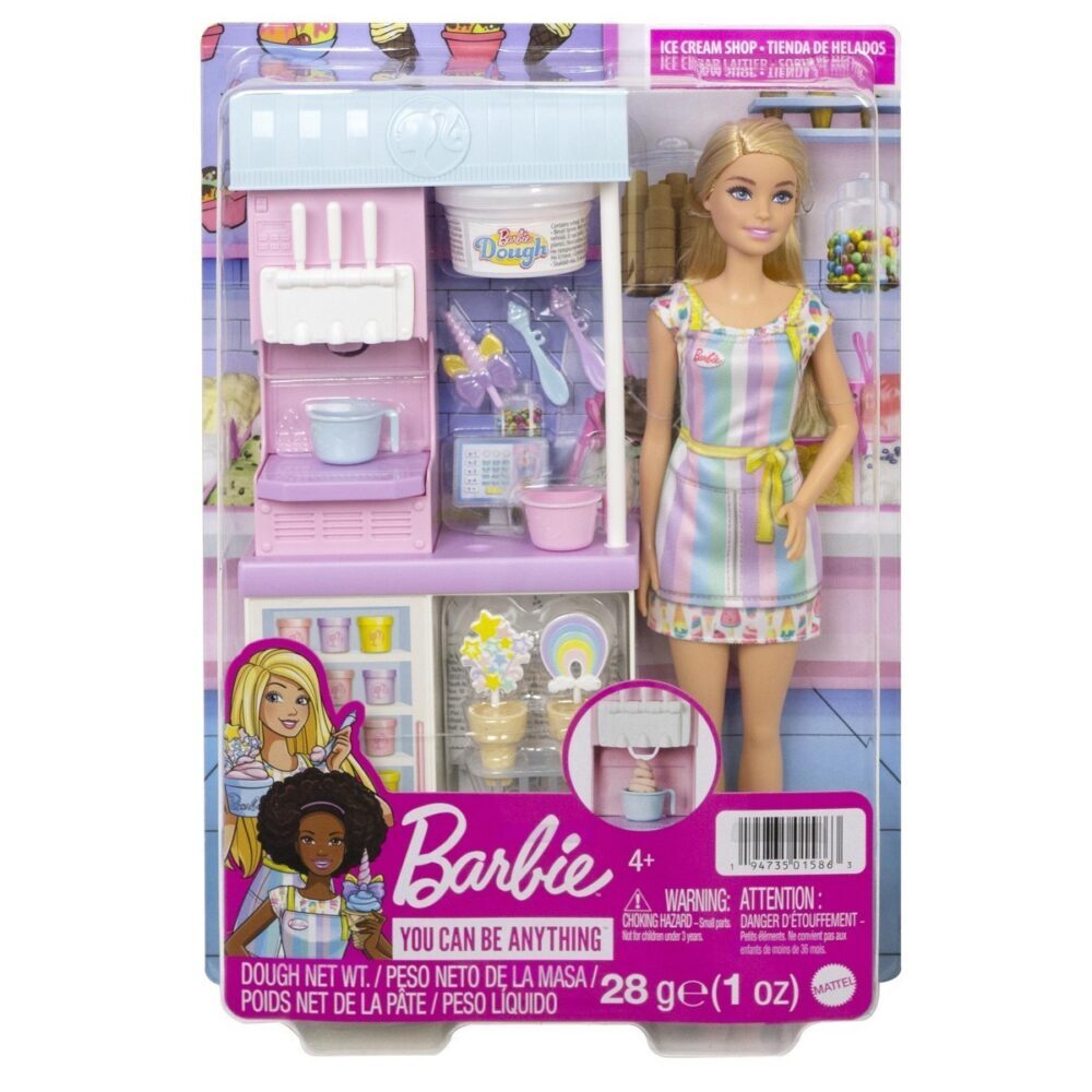 BARBIE, set, za sladoled