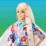 BARBIE Extra, lutka, Flower Power - Slika 7