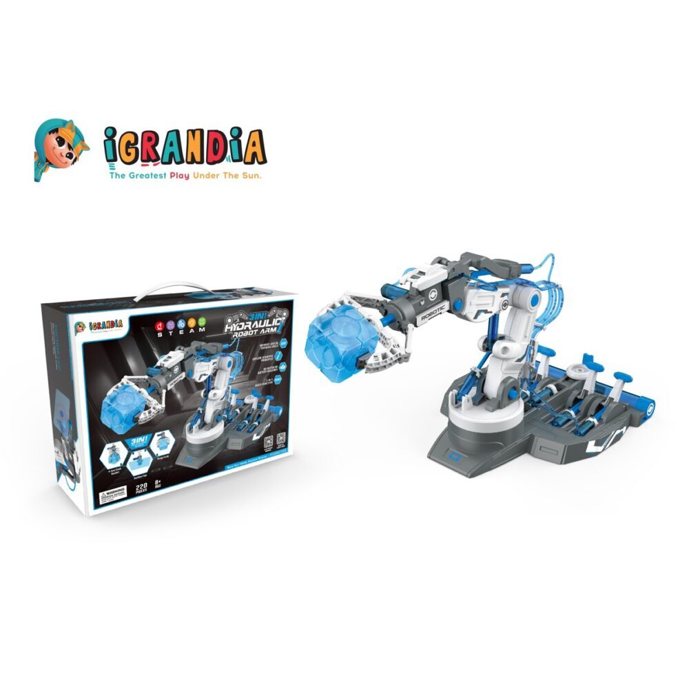 STEAM 3u1, hidraulična robotska ruka