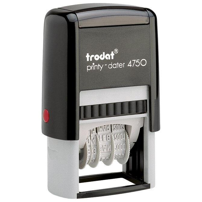 Printy-Datumar H-4 mm+tekst ploča 41x24 mm Trodat 4750