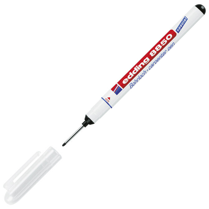 Marker tesarski 0,7-1 mm Edding 8850/1 crni blister