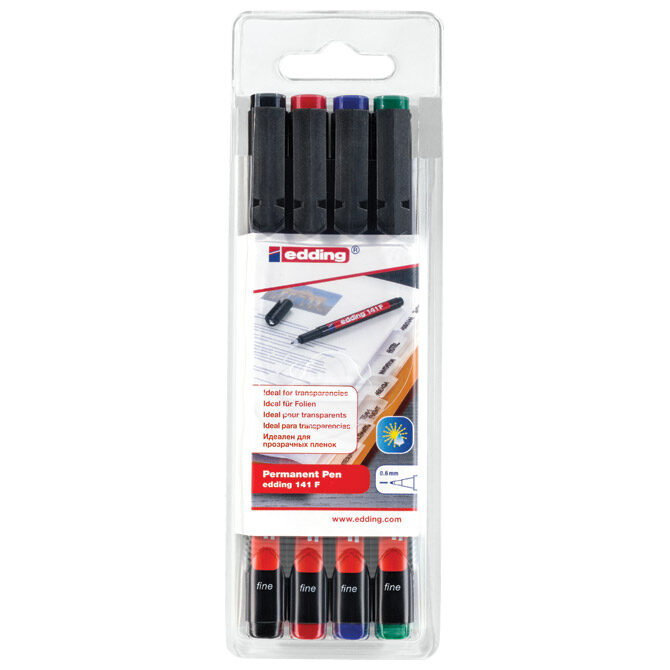 Marker OHP permanentni 0,6 mm Edding 141 F/4 S