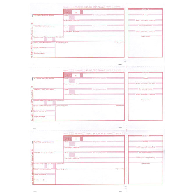 Obrazac HUB 3A Laser(s priznanicom) (900) Fokus