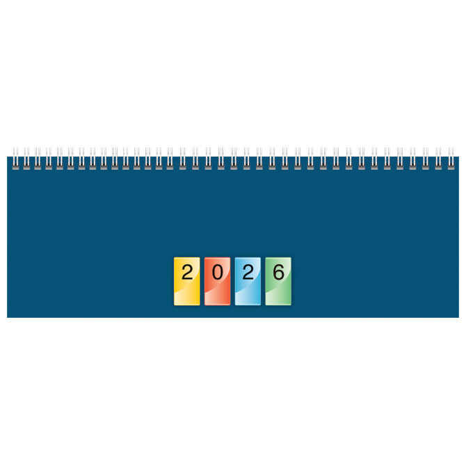 Planer stolni tjedni Dataline plastificirani Brunnen 10-77240 plavi