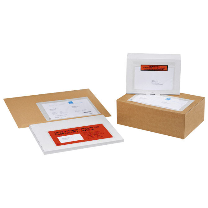 Etui-omotni samoljepljivi za dokumente 240x135 mm pk100 Fornax