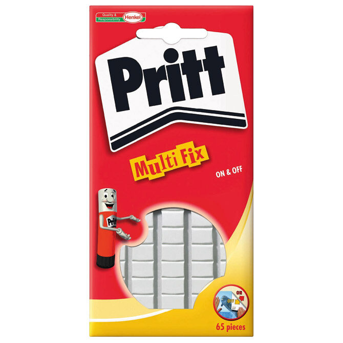 Ljepilo-jastučići 35g 65x Multi fix Pritt Henkel 1444968 bijelo blister
