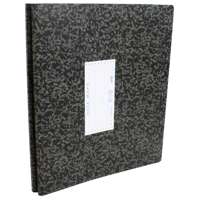 Mapa Data 9606 za papir 380 mmx12" Orbi 9606 marmorirana crna