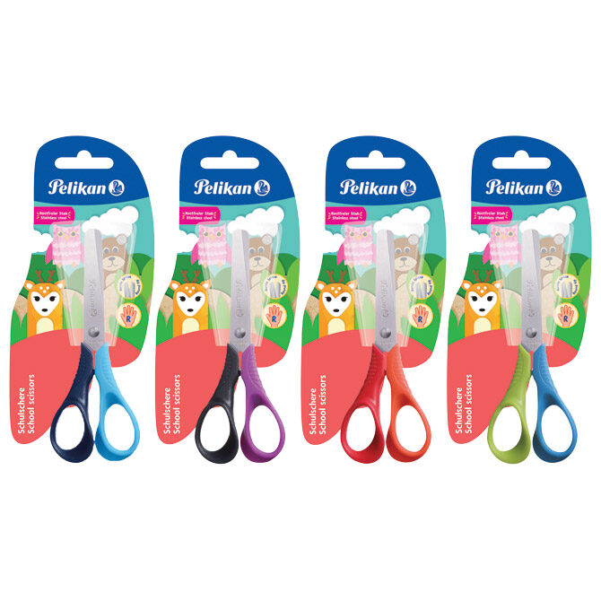 Škare školske 13 cm Pelikan 804813 blister!!