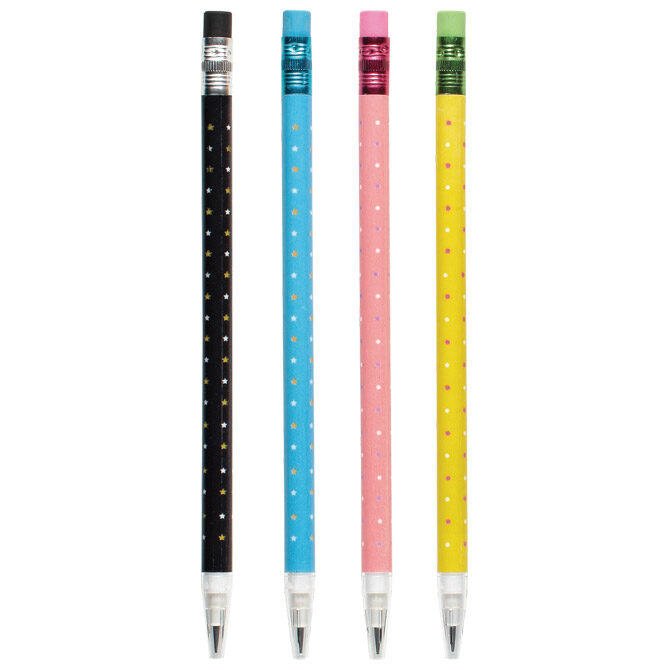 Olovka grafitna u nastavcima s gumicom Bensia 8773 sortirano