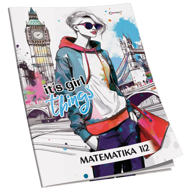 Obrazac školski matematika za 1 i 2razred Soft+ Connect Girl