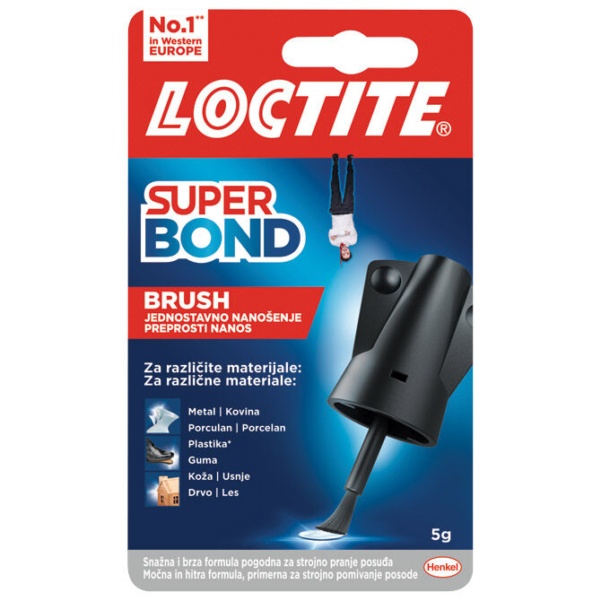 Ljepilo trenutačno  5g s četkicom Loctite Super Bond Brush 5G Henkel 2956781 blister