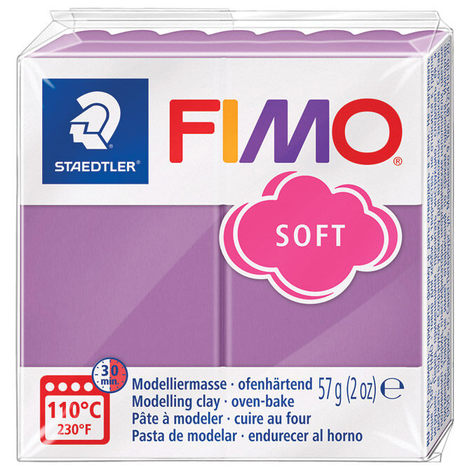 Masa za modeliranje   57g Fimo Soft Staedtler 8020-T60 borovnica ljubičasta!!