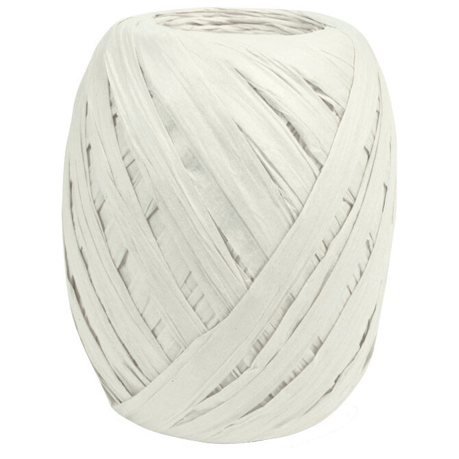 Vrpca ukrasna 10 mmx30m rafija Prasent 437-601 bijela