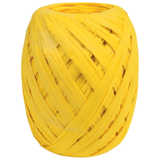 Vrpca ukrasna 10 mmx30m rafija Prasent 437-605 žuta