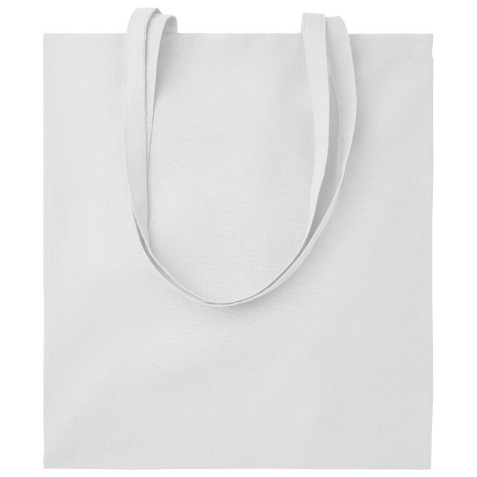 Vrećice za kupovinu pamučna 38x42 cm-duge ručke bijela