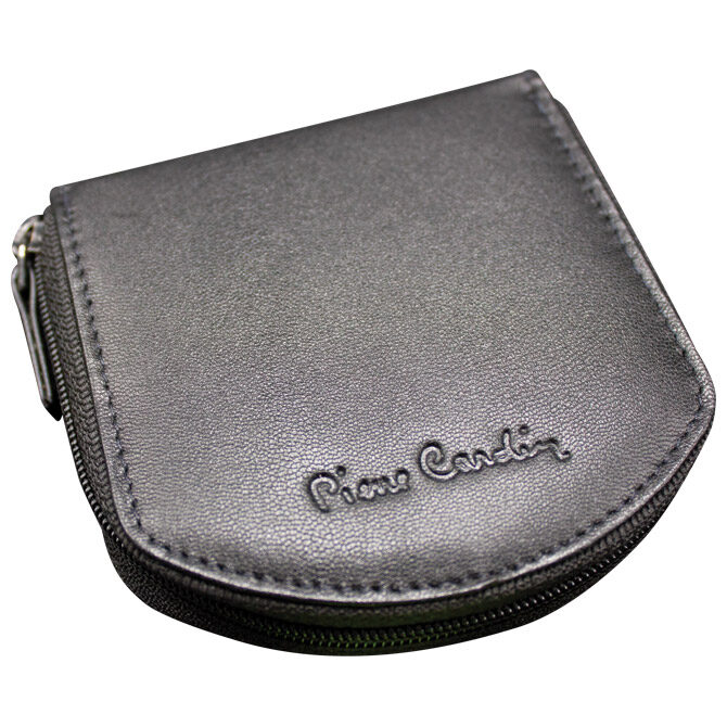 Novčanik za sitan novac kožni unisex Pierre Cardin (potkova) 10 TILAK77 crni!!