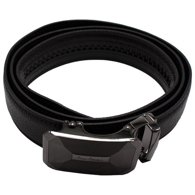 Remen muški širina 3,4 cm Pierre Cardin 555 crni