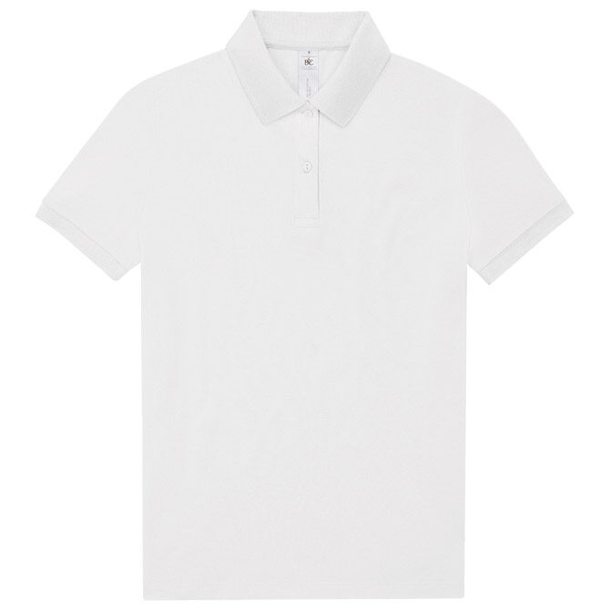 Majica kratki rukavi B&C MyPolo180 Women 180g bijela M