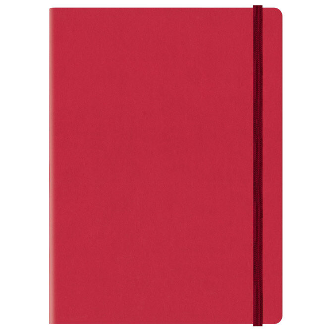 Rokovnik A4 Tucson FLEX sa gumicom 757 crveni