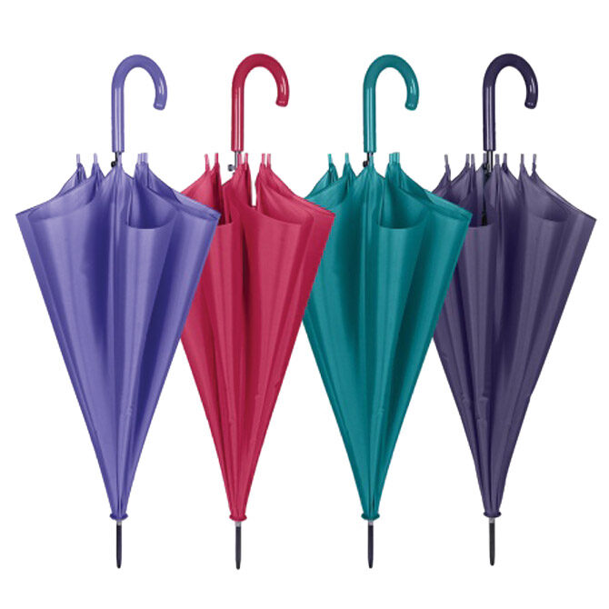 Kišobran automatik s plastičnom ručkom New Basic Perletti 12060 sortirano!!