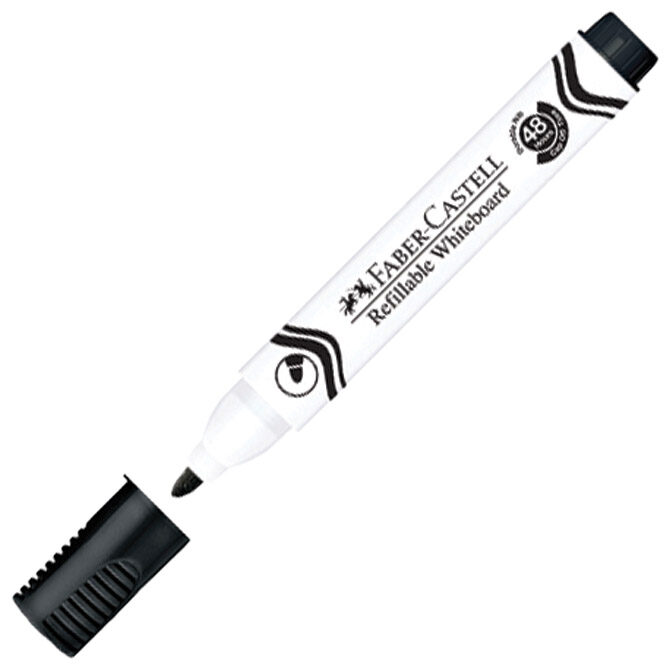 Marker za bijelu ploču 1,5-3 mm W20 Faber Castell 254099 crni
