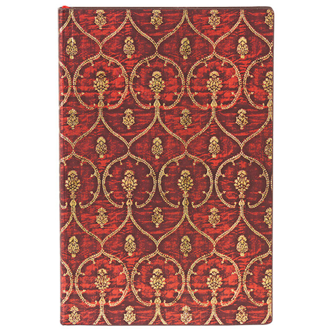 Notes  9x14 cm-mini crte 104L s gumicom Red Velvet Flexis Paperblanks FB9633-7