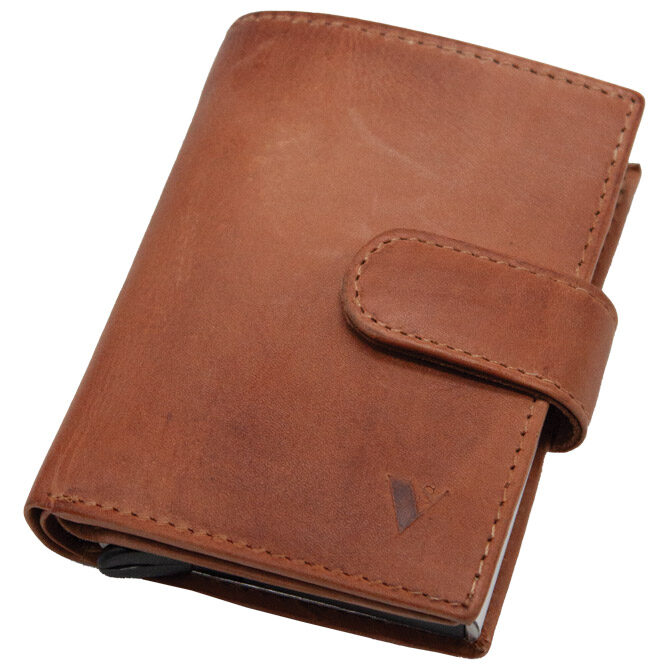 Novčanik-etui kožni s RFID zaštitom 1097 konjak