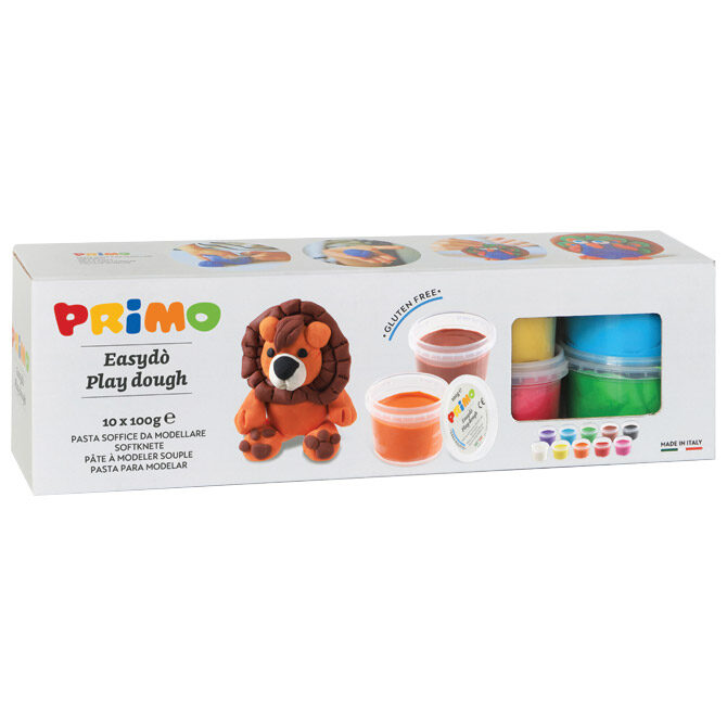 Plastelin  10bojax100g Easydo Primo 2909ED10B sortirano