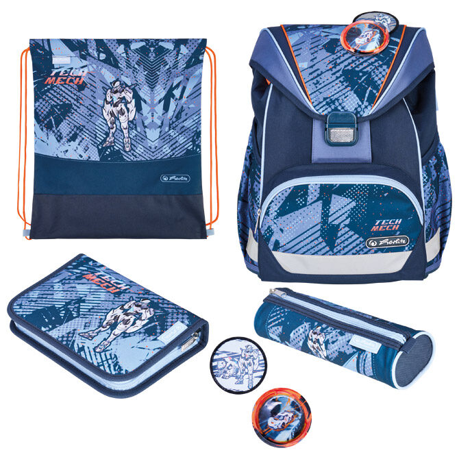 Torba školska anatomska 4/1 Ultralight Plus Tech Mech Herlitz 50048977