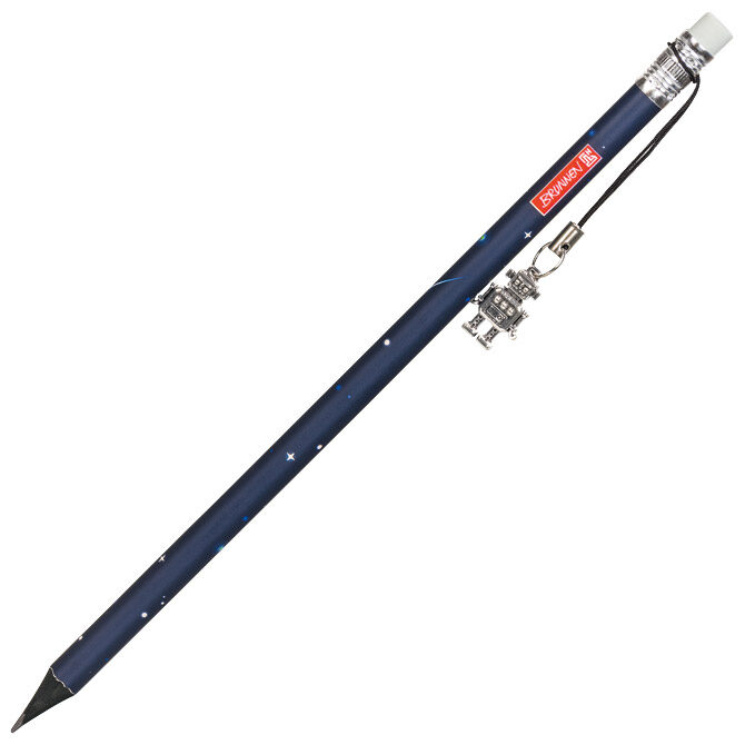 Olovka grafitna HB s privjeskom i gumicom Robot Brunnen 10-29056 421