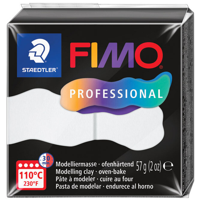 Masa za modeliranje   57g Fimo Professional Staedtler 8040-0 bijela