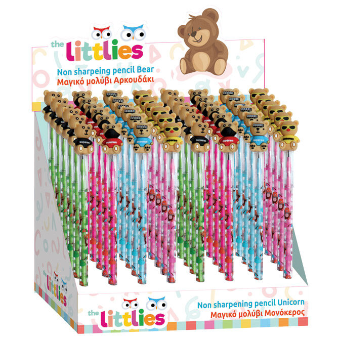 Olovka grafitna u nastavcima Littlies Bear Diakakis 000647078 sort