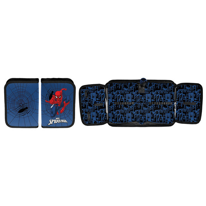 Pernica 1zip 2 preklopa prazna Spiderman Paso SP25TT-P001BW!!