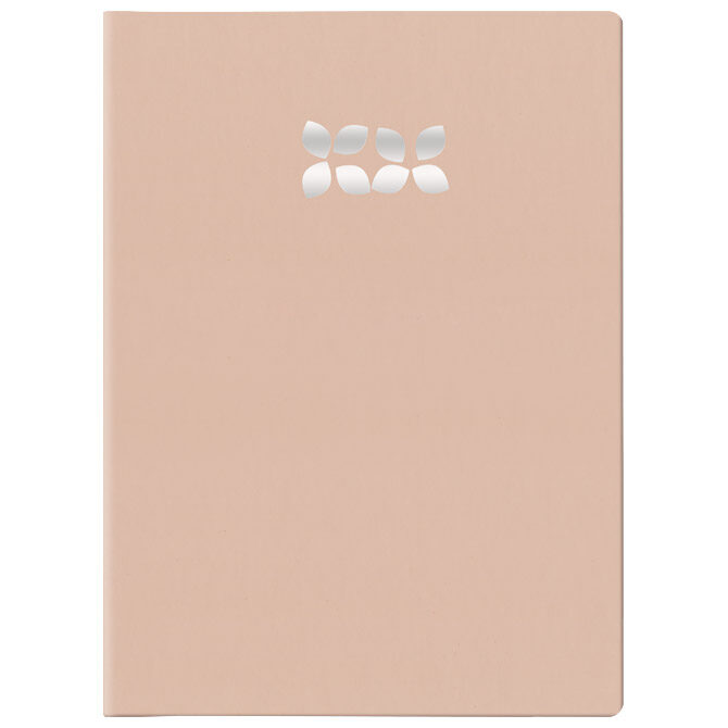 Rokovnik A4 Ponza E85 pastelno puder roza